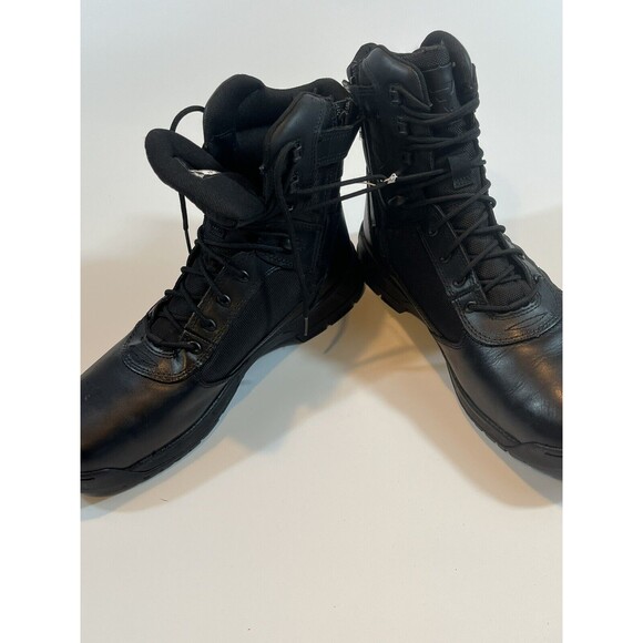 Bates E03180 Tactical Boots Size 14 M Tall Black Soft Toe DuraShocks Side Zip - Picture 13 of 14